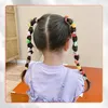Set di 60 elastici per capelli colorati per bambine Anteprima dell’immagine prodotto 7