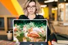 MuchoWow® Laptop Aufkleber Sticker Cover Flamingos stehen Produktbild-Vorschau 5