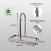 Fahrradanlehnbügel 90x84 cm Stahl feuerverzinkt Ø 49 mm Produktbild-Vorschau 3