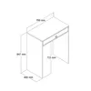 Skye Decor, Lizbon - Walnut, White, Schminktisch, Nussbaum, Produktbild-Vorschau 5