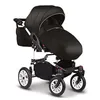 Kinderwagen-Set Craft 4 in 1 in Schwarz-weißer Streifen - Produktbild-Vorschau 3