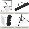 tectake Beamer-Leinwand mobil mit Stativen 126 Zoll 319cm Produktbild-Vorschau 4