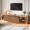 Merax TV Lowboard mit LED Beleuchtung, TV Schrank mit Produktbild-Vorschau 4