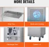 A collage of four images showing different features of a commercial ice cream machine. Voir les images du produit