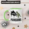 Trendation - Pinaosaurus Piano-Spieler Tasse Geschenk Produktbild-Vorschau 3