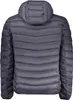 Herrenjacke in Blau mit Kapuze und Applikationen – Stilvoll Produktbild-Vorschau 2