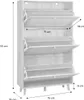 sweeek - Schuhschrank mit Rohrgeflecht - Natur Produktbild-Vorschau 7
