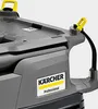 A close-up view of the top and side of a Kärcher Professional wet/dry vacuum cleaner. Voir les images du produit