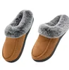 Damen Herren Hausschuhe Mokassin Plüsch Winter Warme Produktbild-Vorschau 2