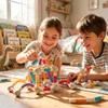 Malplay - Tubi magnetici 3D da costruzione, 42 pezzi, Anteprima dell’immagine prodotto 10