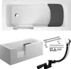 Badewanne Rechteck Set 6in1 180x80 Links mit AcrylSchürze, Produktbild-Vorschau 1