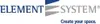 The image displays the brand logo and slogan for ELEMENT SYSTEM, a company that appears to specialize in storage or organizational solutions. Anteprima dell’immagine prodotto