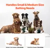 A collage of dogs and text describing bathing needs. Produktbild-Vorschau
