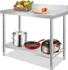 JOIEYOU 150x50x85cm Gastronomie-eettafel, roestvrijstalen Productafbeelding-voorbeeld 1