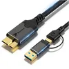 Cavo Hard Disk USB C USB A a Micro USB B 3.2 10Gbps 0.5m Anteprima dell’immagine prodotto 1
