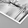 Poster - Poster ohne Rahmen - Schwarzweiß Baum See - 30x40 Produktbild-Vorschau 2