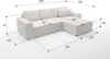 Ecksofa Schlafsofa Sofa CONOR PREMIUM Stoff Kronos Produktbild-Vorschau 4