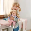 BABY nato Sophia Rose 36cm con capelli lunghi in nylon di Anteprima dell’immagine prodotto 3