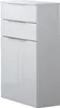 A white cabinet with drawers and doors, shown from a side angle against a white background. Produktbild-Vorschau