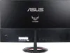 The back of a black ASUS TUF Gaming monitor with its stand. Produktbild-Vorschau