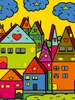 Calvendo Dorf Popart 1000 Teile Puzzle hoch 480x640mm, Produktbild-Vorschau 2