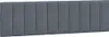 vidaXL Kopfteil-Kissen "Hanko" Dunkelgrau 180 cm Samt Produktbild-Vorschau 1
