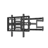 A black TV wall mount with an articulating arm is shown against a white background. Produktbild-Vorschau