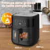 Extralink Air Fryer 6,5 l friteuse à air chaud 1800 W avec Voir les images du produit 9