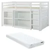 Etagenbett 90 x 190 cm mit Kommode und ausziehbarem Produktbild-Vorschau 1