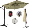 Yakimz ombrellone Beige LED Solare Ø300cm ombrellone a Anteprima dell’immagine prodotto 1