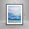 Gerahmtes Poster - Schwarzer Rahmen - Meer Welle Möwe - Produktbild-Vorschau 5