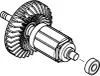 Makita 510329-1 Rotor Ensemble d'ancrage 18V Pour DGA5 Voir les images du produit 2