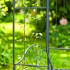 Relaxdays Łuk różany z ławką, metalowy, ogrodowy, wys. x Podgląd zdjęcia produktu 8