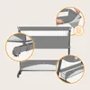 A collage of images showing different features and angles of a baby crib. Náhľad obrázku produktu
