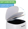YourCasa Poubelle de salle de bain [5L] - Poubelle pour Voir les images du produit 8
