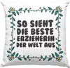 Trendation - Erzieherin Deko-Kissen mit Füllung 40x40 Produktbild-Vorschau 1