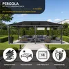 4iQ Hardtop Gartenpavillon 3x6 m mit Polycarbonatdach – Produktbild-Vorschau 2