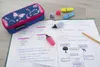 EBERHARD FABER Schlamper-Etui Schmetterling pink/blau Produktbild-Vorschau 2