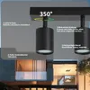 ZMH LED Deckenleuchte Schwarz 5 Flammig Deckenlampe  Produktbild-Vorschau 4