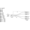 InLine SAS Anschlusskabel, Mini-SAS SFF-8087 an 4x SATA, Produktbild-Vorschau 2