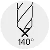 Guhring 9055110145000, 133 mm, 8,3 cm, 140°, 1 Stück(e) Produktbild-Vorschau 7