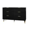 Flieks commode met 6 lades, elegante dressoir met veel Productafbeelding-voorbeeld 6