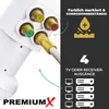 PremiumX PXV-QS Quad LNB SAT für 4 Teilnehmer DVB-S2 HD 4K Produktbild-Vorschau 2