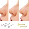 3 Teile/satz Frauen Zirkonia Edelstahl Nasenstecker Körper Produktbild-Vorschau 6