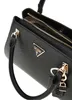Guess Jeans sac Noelle noir saffiano, triangle, bandoulière Voir les images du produit 20