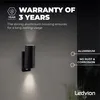 Ledvion - LED Wandleuchte Nova mit Sensor - Schwarz - GU10 Produktbild-Vorschau 8