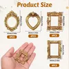 Mini fotolijstjes – 16 stuks – Kleine gouden fotolijstjes – Productafbeelding-voorbeeld 2
