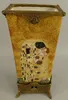 Casa Padrino Jugendstil Deko Vase Mehrfarbig / Messing 15 x Produktbild-Vorschau 2