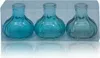 Minivasen Bottle Belly 3er Set, blau Produktbild-Vorschau 1