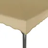 vidaXL Pavillon Taupe 3x3 m Aluminium und Stahl Produktbild-Vorschau 2